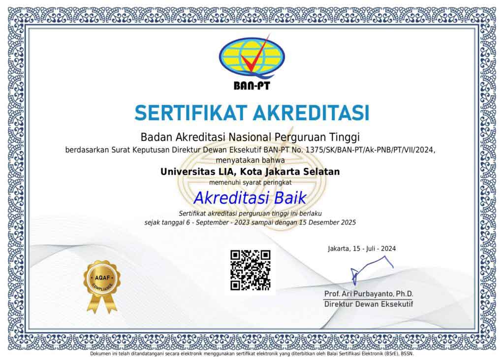 Sertifikat-Akreditasi-BAN-PT-Universitas-LIA Sertifikat-Akreditasi-BAN-PT-Universitas-LIA