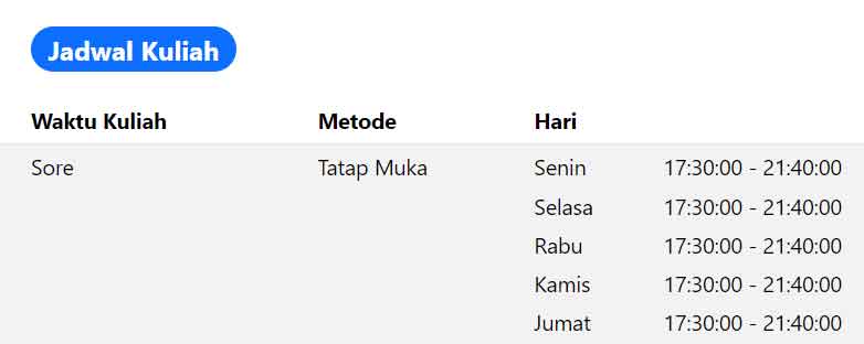 jam-kuliah-karyawan-POLNAS-Denpasar-Bali