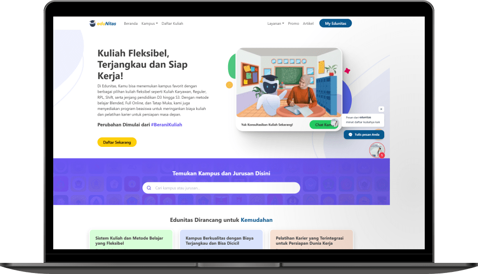Kuliah Online Edunitas Berijazah Resmi, Mau Coba?