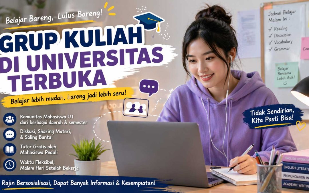 Apakah di Universitas Terbuka ada Kelompok Belajar atau Grup Kuliah